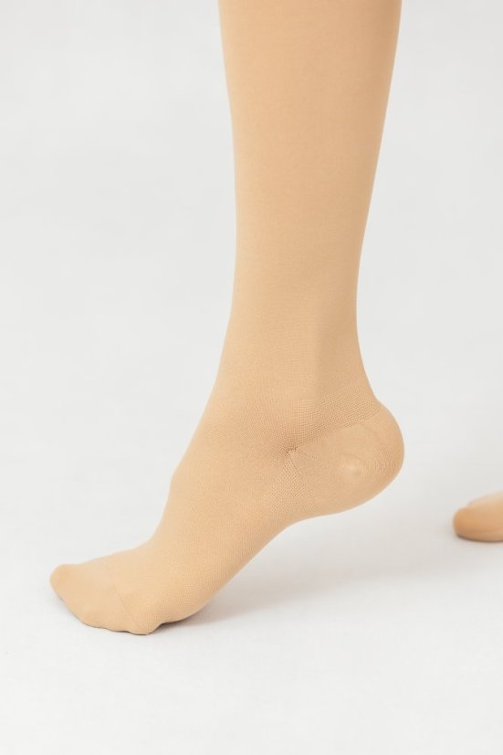 Pančuchy zdravotné kompresívne stehenné G93117 - Materiál: Polyamid, Farba: Čierna, Špica: Otvorená, Veľkosť: S