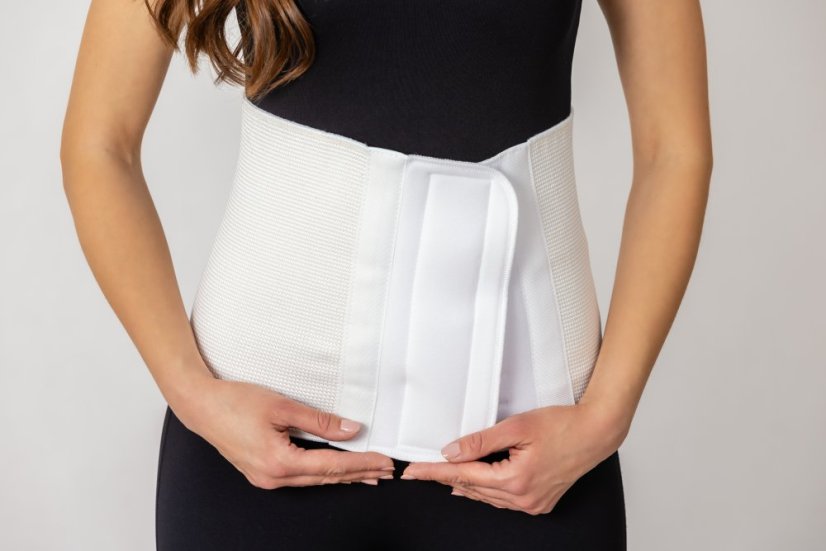 Pás univerzálny bedrovo-brušný J93106 - Materiál: Bavlnený, Výška: 24 cm, Veľkosť: S