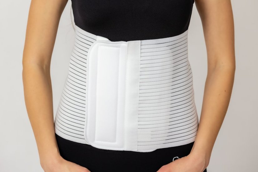 Pás univerzálny bedrovo-brušný J93106 - Materiál: Bavlnený, Výška: 24 cm, Veľkosť: M