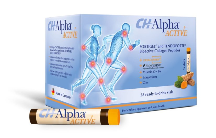 CH-ALPHA Active (kolagénové peptidy) ampulky na pitie 28x 30ml