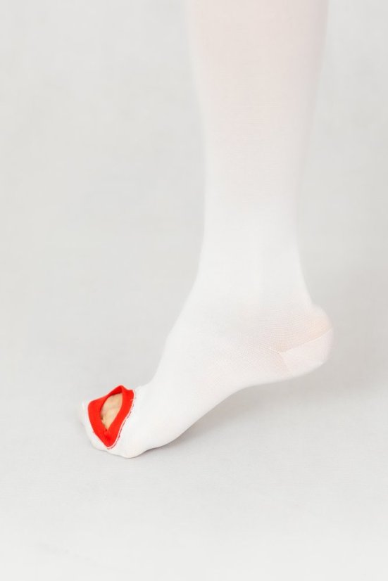 Antitrombotické preventívne podkolienky- biele - Veľkosť: S